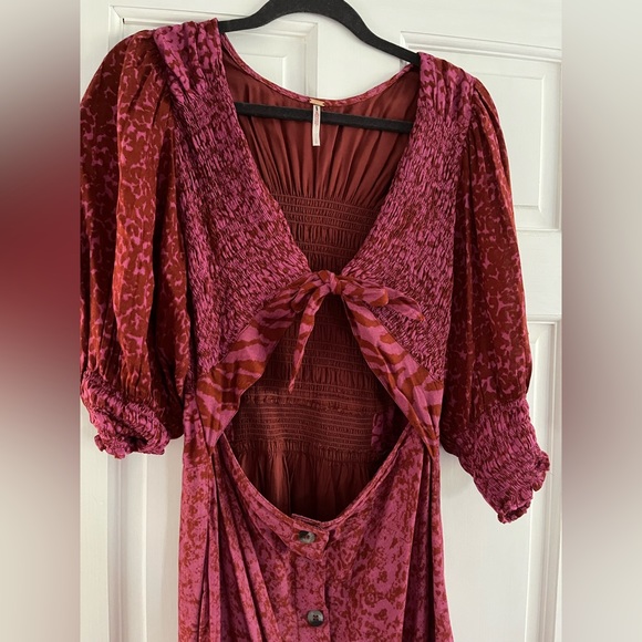 Free People Leopard Maxi Dress - Picture 3 of 3